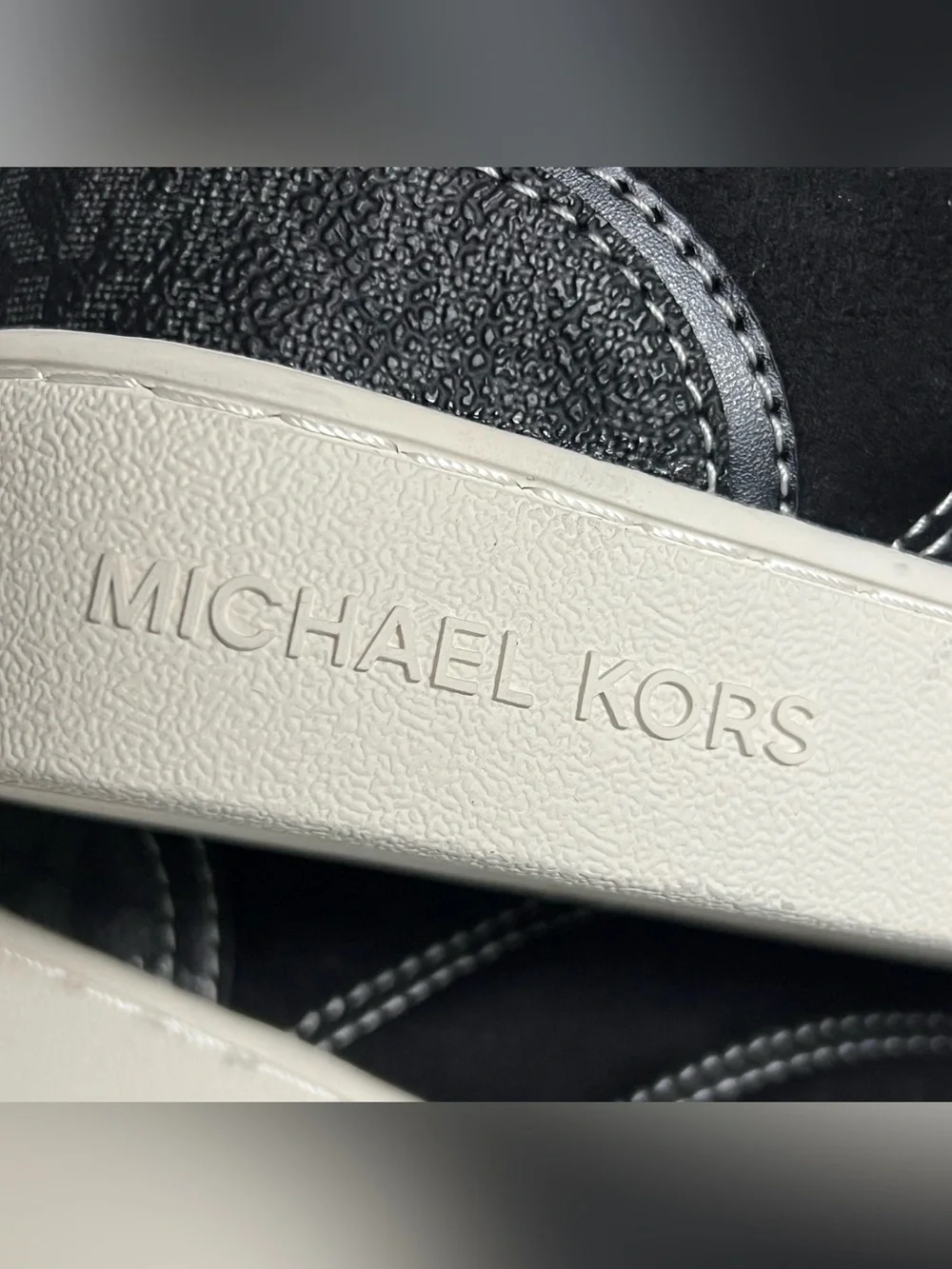 Michael Kors Women's Black Designer Fashion Sneakers